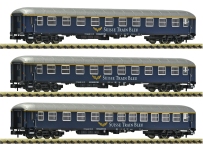 Fleischmann 6260078 - N - 3-tlg. Set Schnellzugwagen, Suisse Train Bleu, Ep. VI